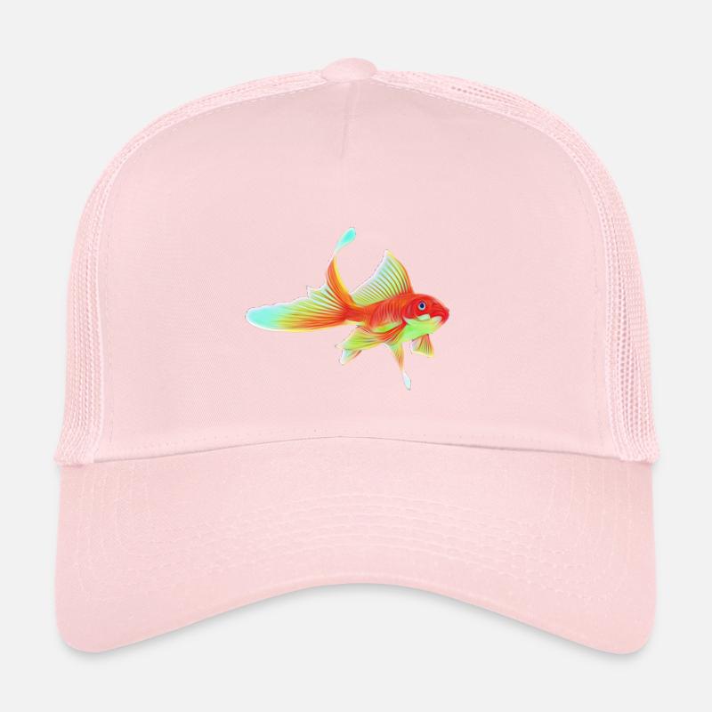 Poisson rouge Casquette trucker 
