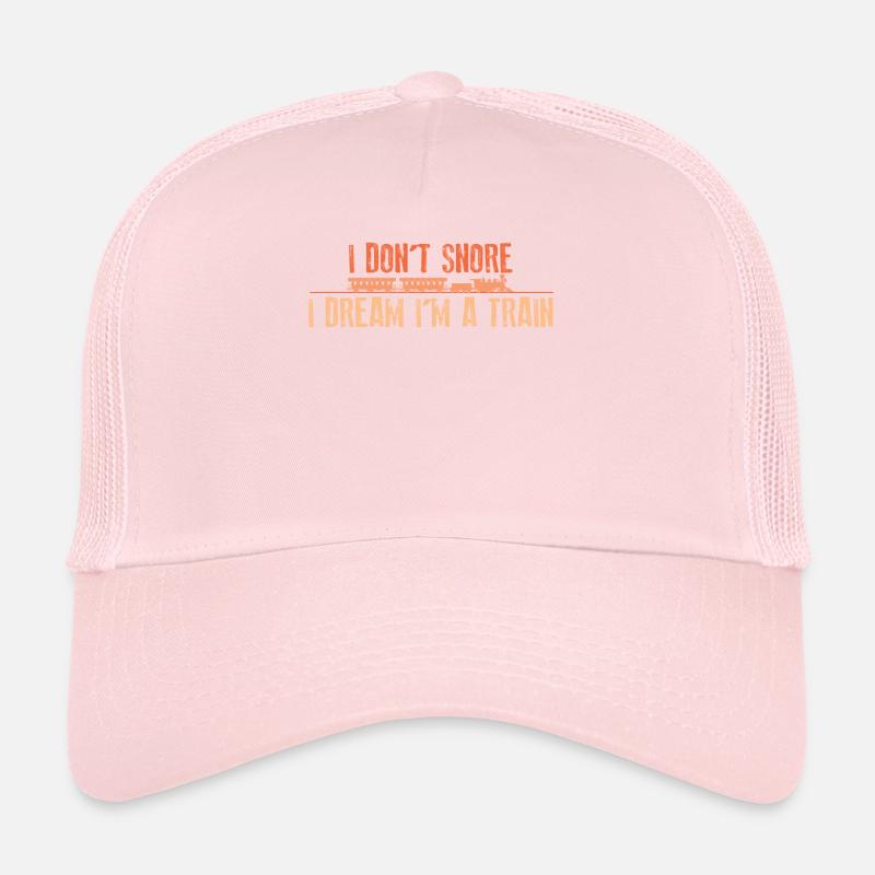 Schnarchen Lustig Zug Träumen Trucker Cap