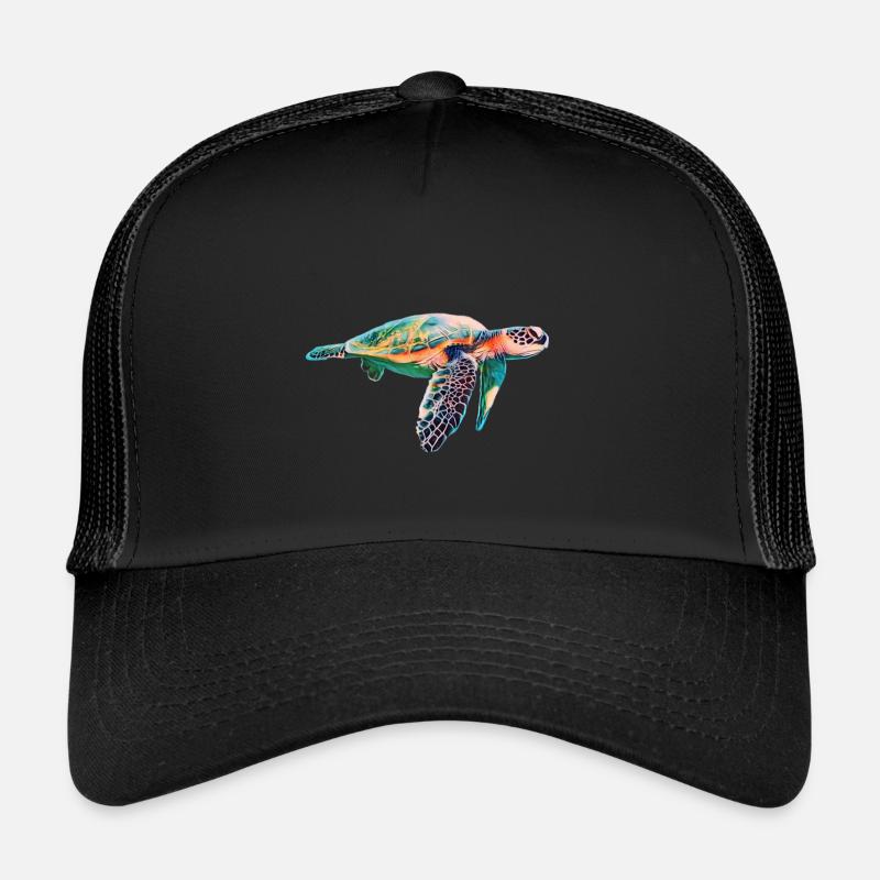 Tortue de mer Casquette trucker 