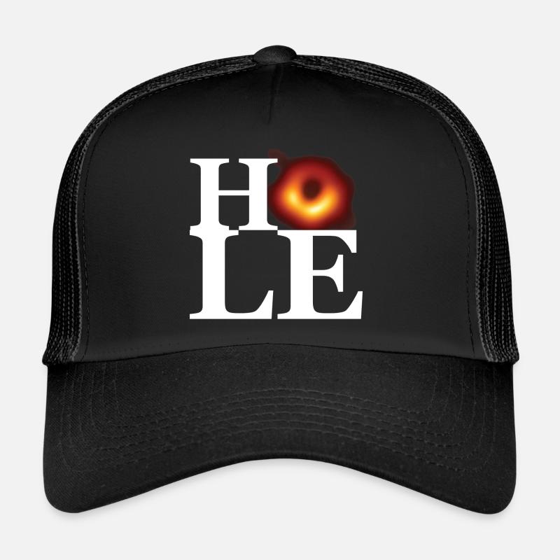 Trou noir Casquette trucker 