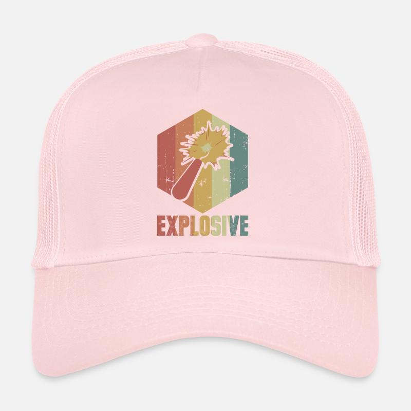Dynamite Explosion Retro Cool Gift Trucker Cap