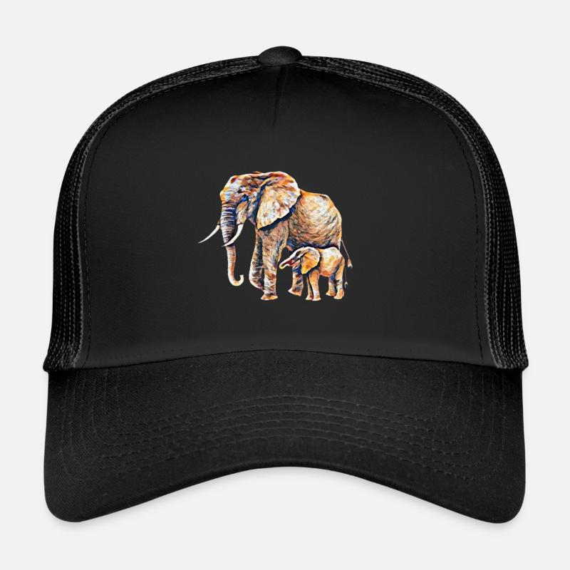 Éléphant Casquette trucker 