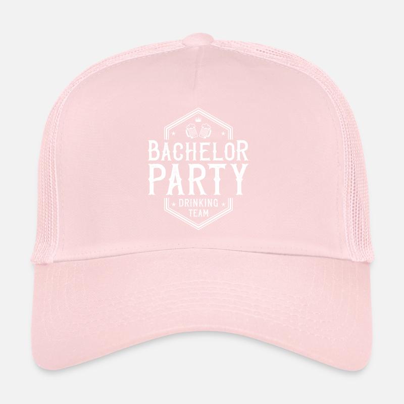 bachelor party drinking team Trucker Cap