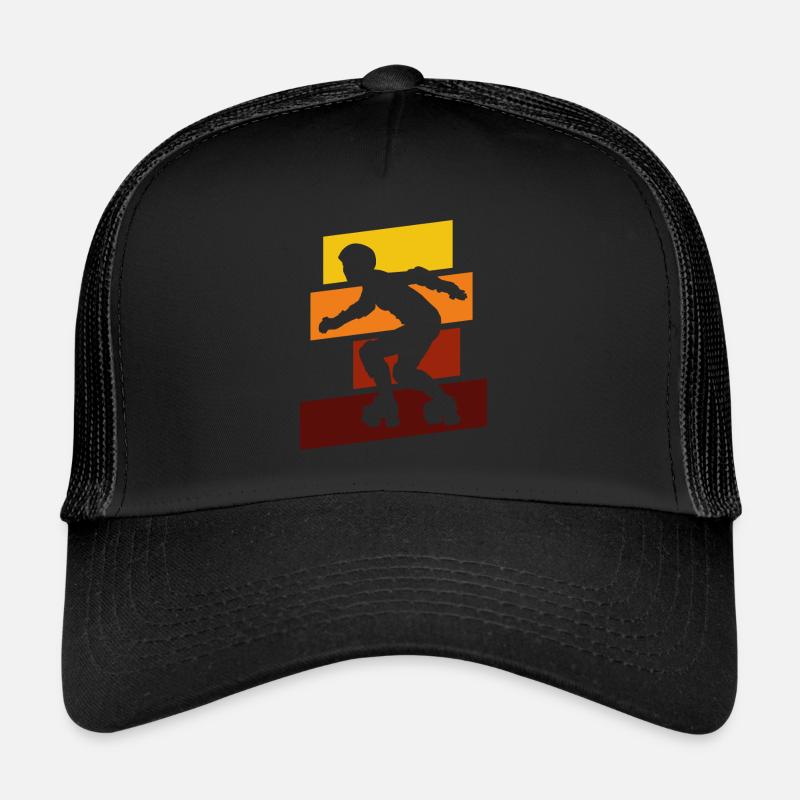Roller Derby - Trucker Cap - Schwarz/Schwarz