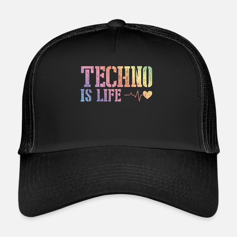 techno is alive Trucker Cap