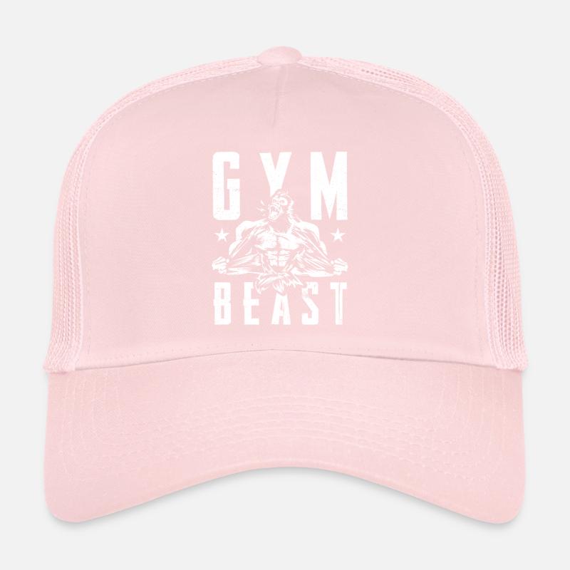gorilla gym beast Trucker Cap