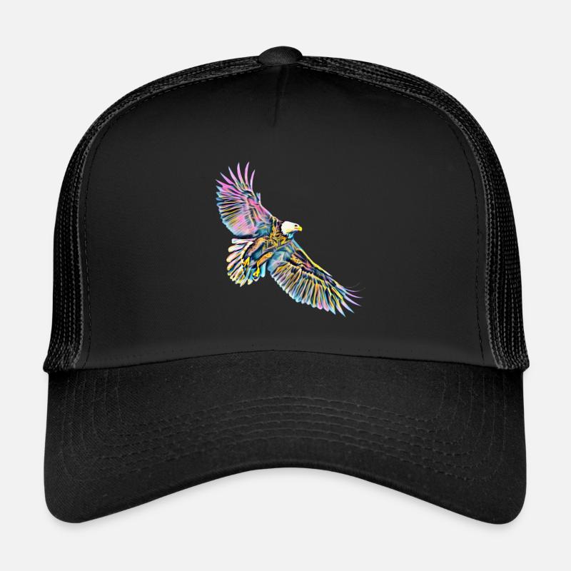 Aigle - Casquette trucker  - noir/noir