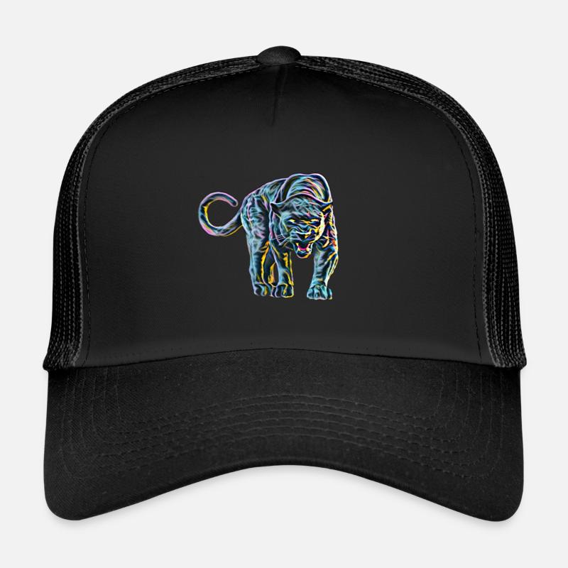 Panther - Trucker Cap - Schwarz/Schwarz
