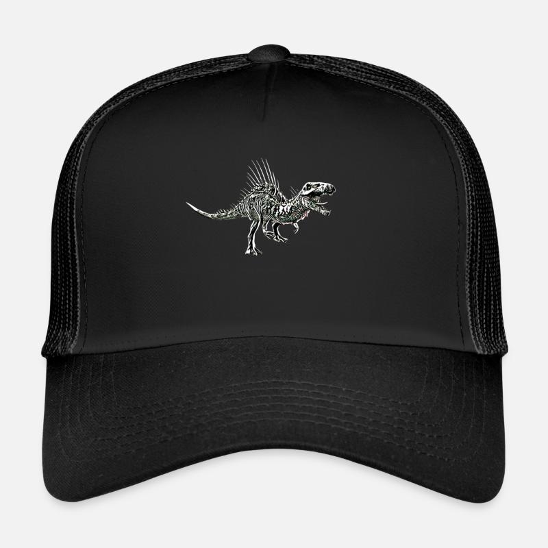 Spinosaurus - Trucker Cap - Schwarz/Schwarz