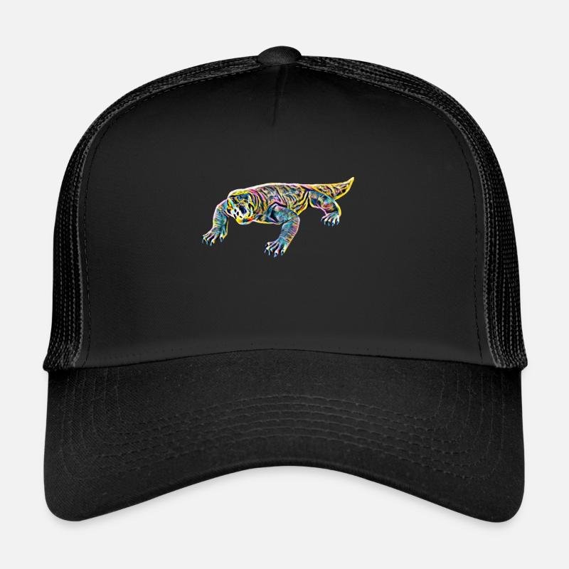 Waran - Trucker Cap - Schwarz/Schwarz