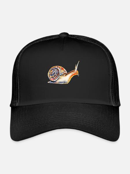 slug - Trucker Cap - black/black - Front