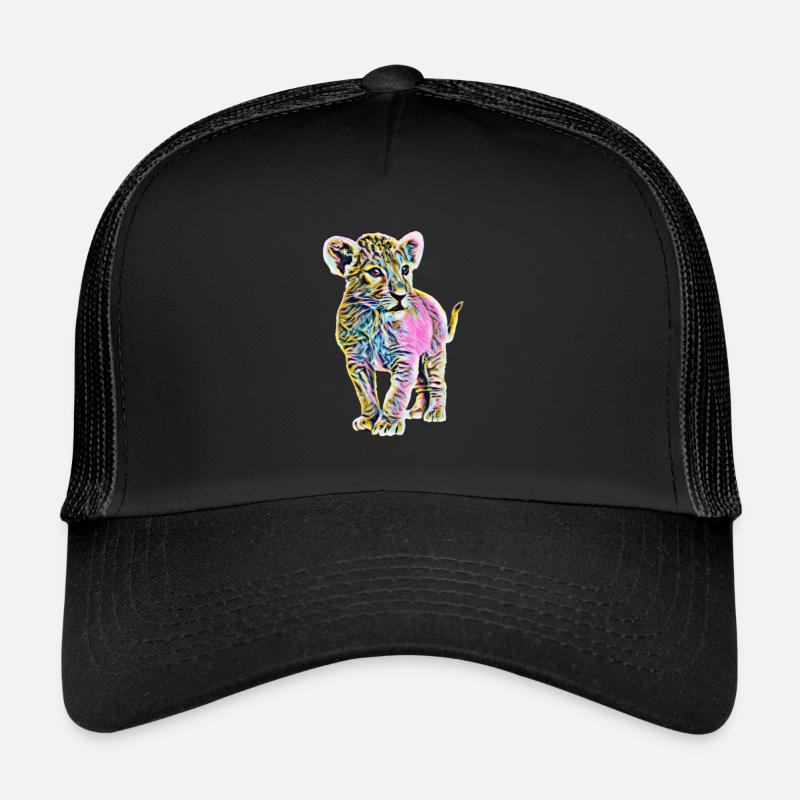 Löwe - Trucker Cap - Schwarz/Schwarz