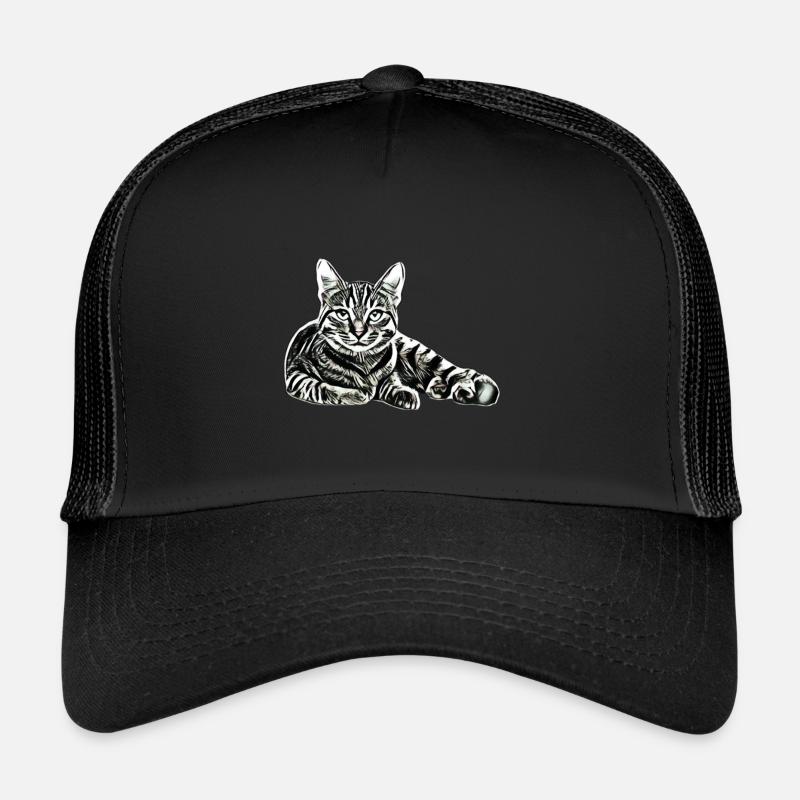 Chat Casquette trucker 