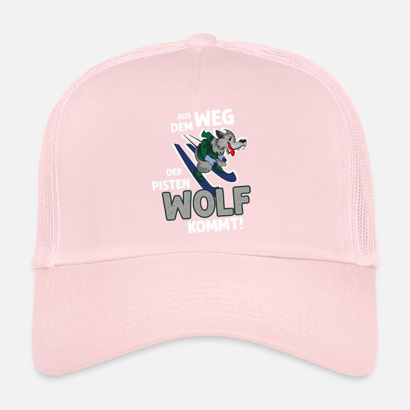 slopes wolf saying Trucker Cap