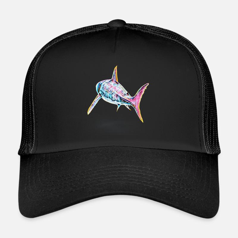 Hai - Trucker Cap - Schwarz/Schwarz