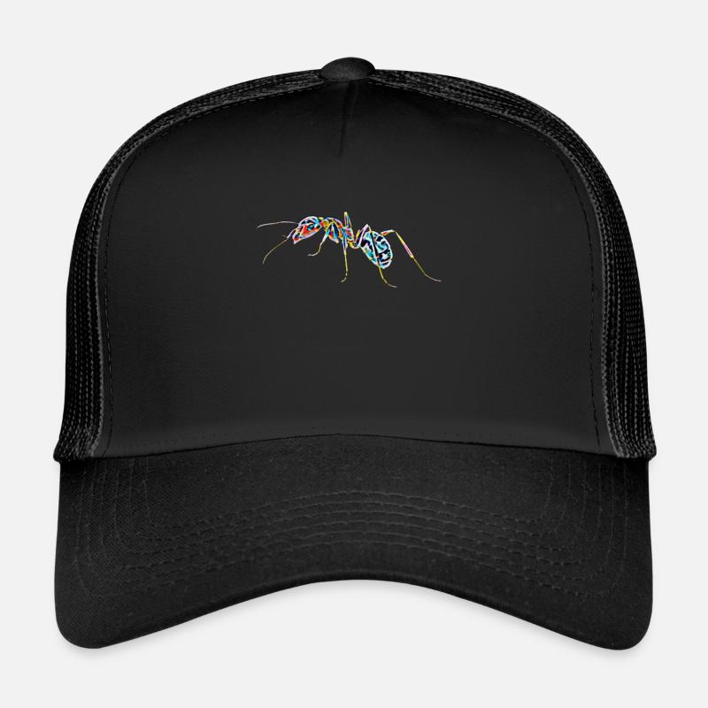 Ameise - Trucker Cap - Schwarz/Schwarz