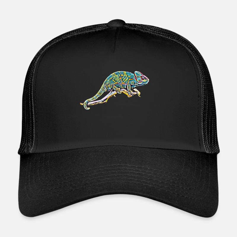 Chamäleon - Trucker Cap - Schwarz/Schwarz