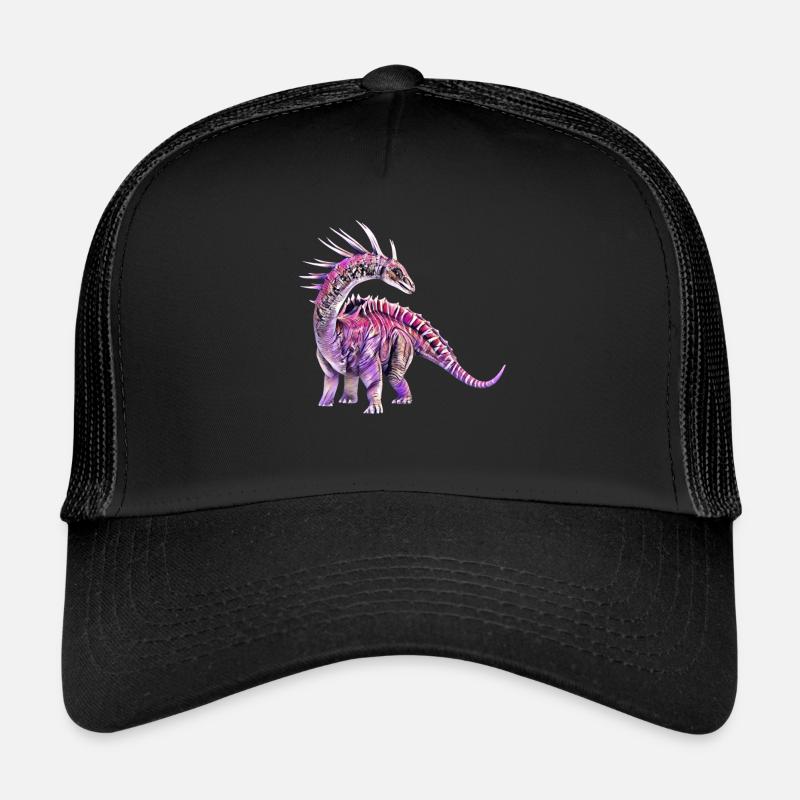 dinosaur - Trucker Cap - black/black