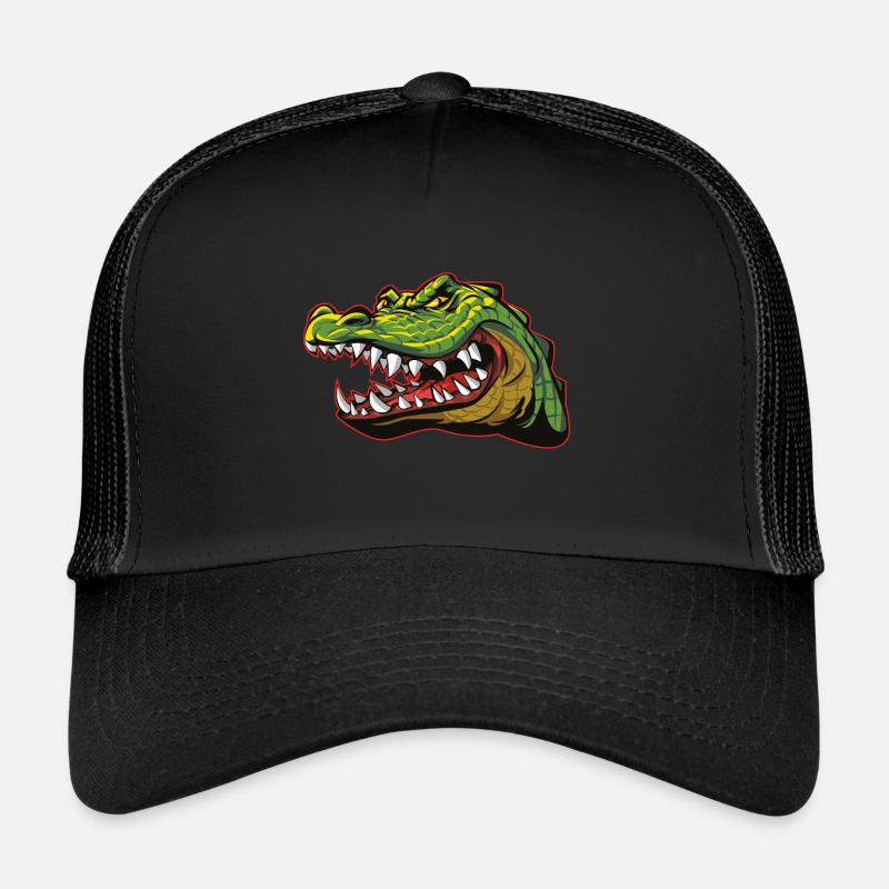 Crocodile alligator Casquette trucker 