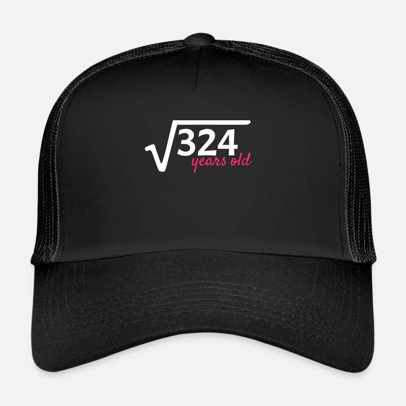 18 year old root math Trucker Cap