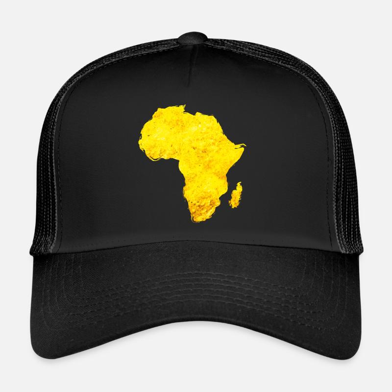 Africa gold map Trucker Cap