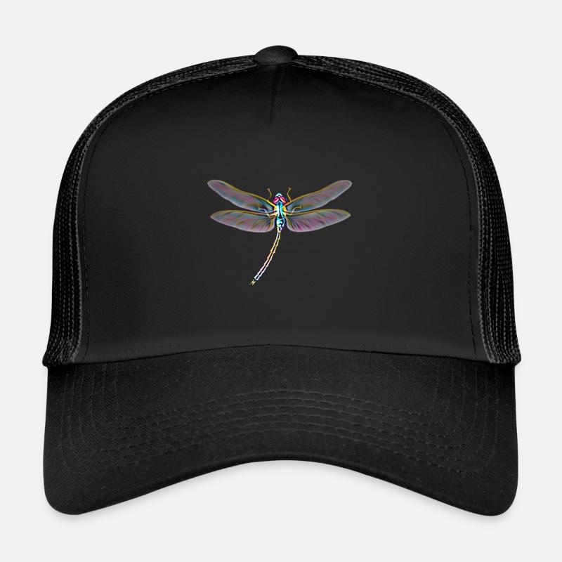 Libelle - Trucker Cap - Schwarz/Schwarz