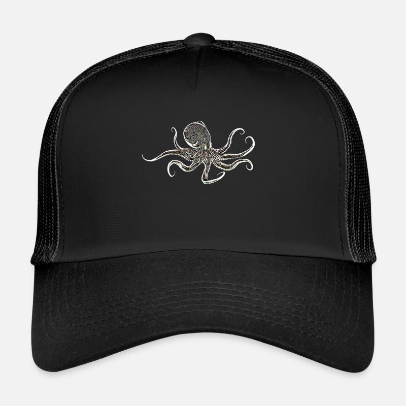 Poulpe Casquette trucker 