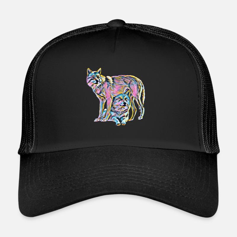 loups Casquette trucker 