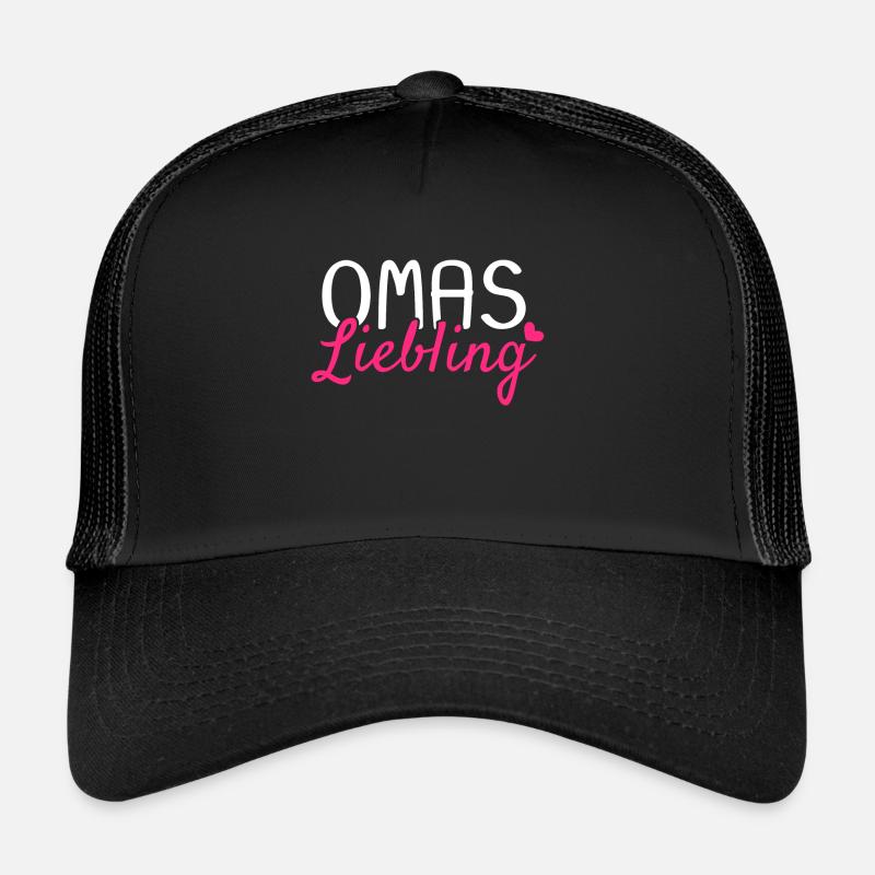 Omas Liebling - Trucker Cap - Schwarz/Schwarz