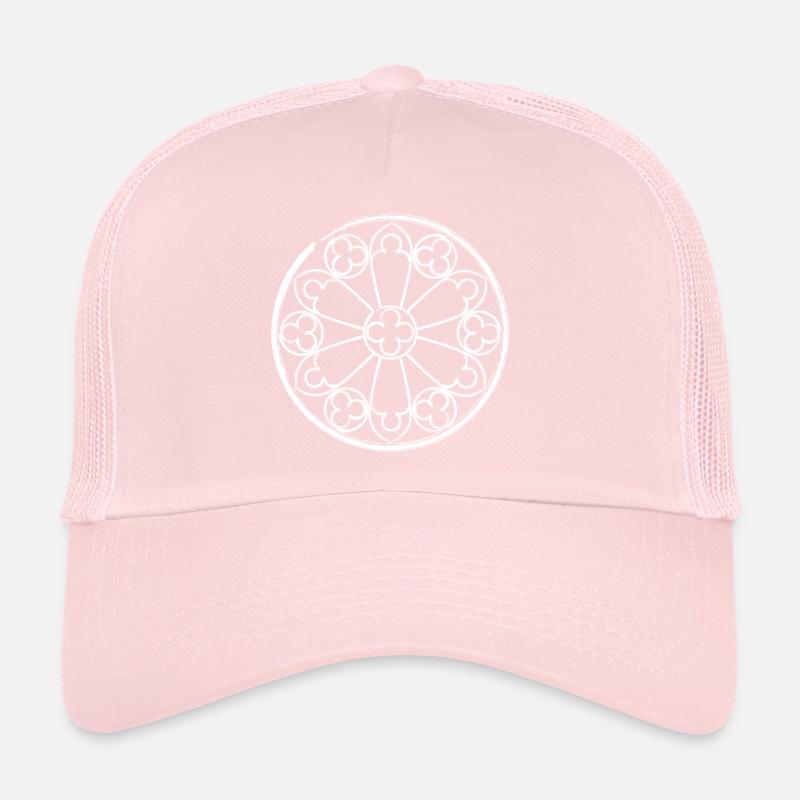 Stained glass window Gothic Trucker Cap