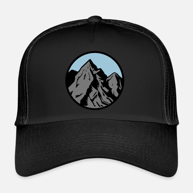 mountains symbol Trucker Cap
