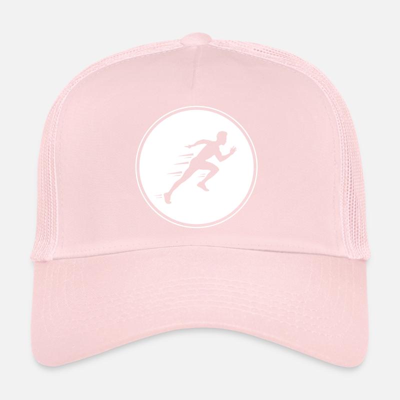 ligne de silhouette en cours d'exécution Casquette trucker 