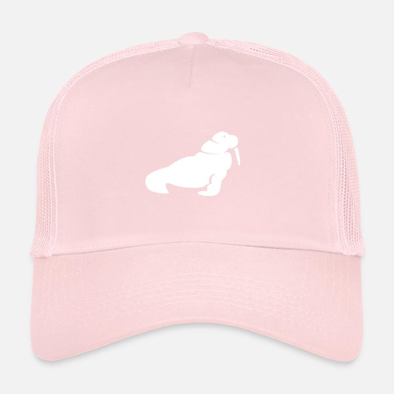 Morse blanc Casquette trucker 