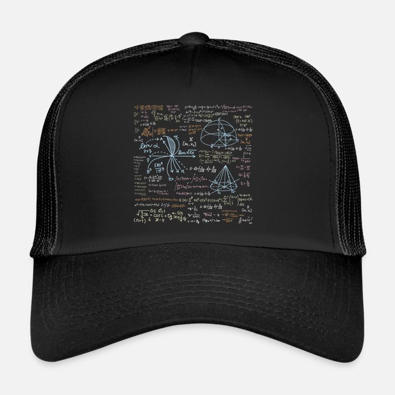 Funny math formula - Trucker Cap - black/black