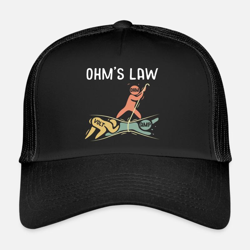 Ohm's Law Electrical Engineering Joke Trucker Cap