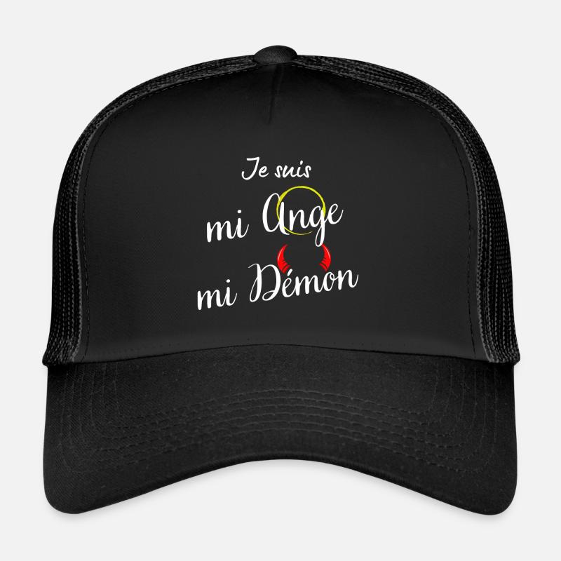 Je suis mi Ange mi Démon Casquette trucker 