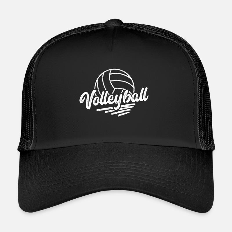 Volleyball Symbol Team - Trucker Cap - Schwarz/Schwarz