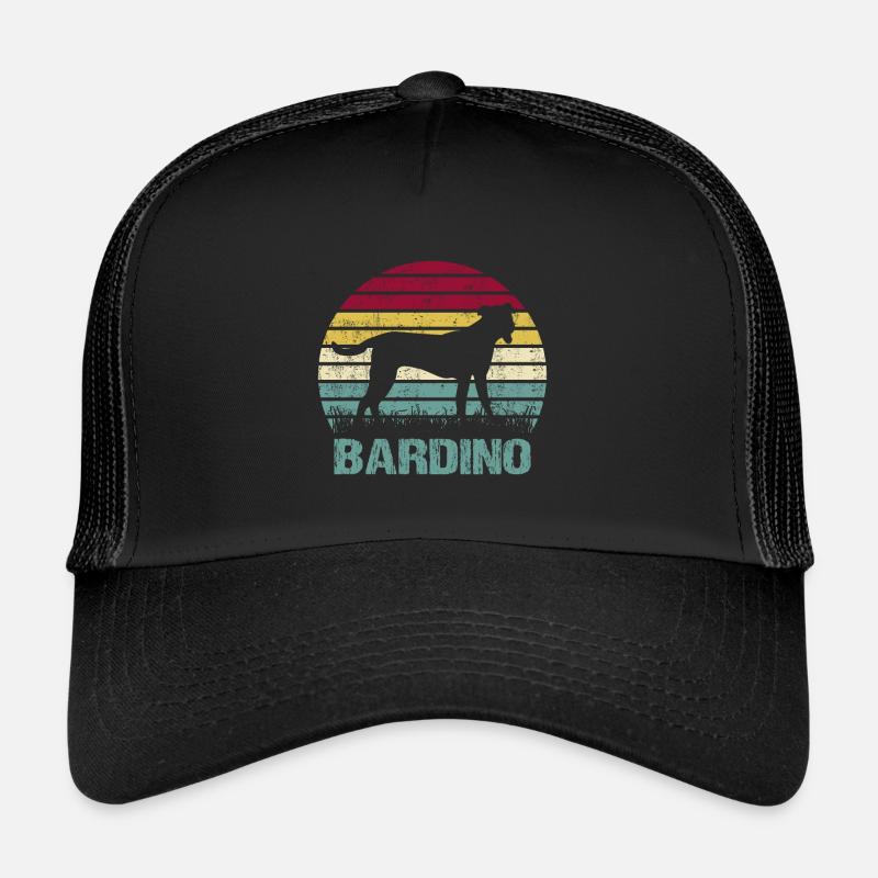 Bardino Majorero Bandes de silhouette de style rétro Casquette trucker 