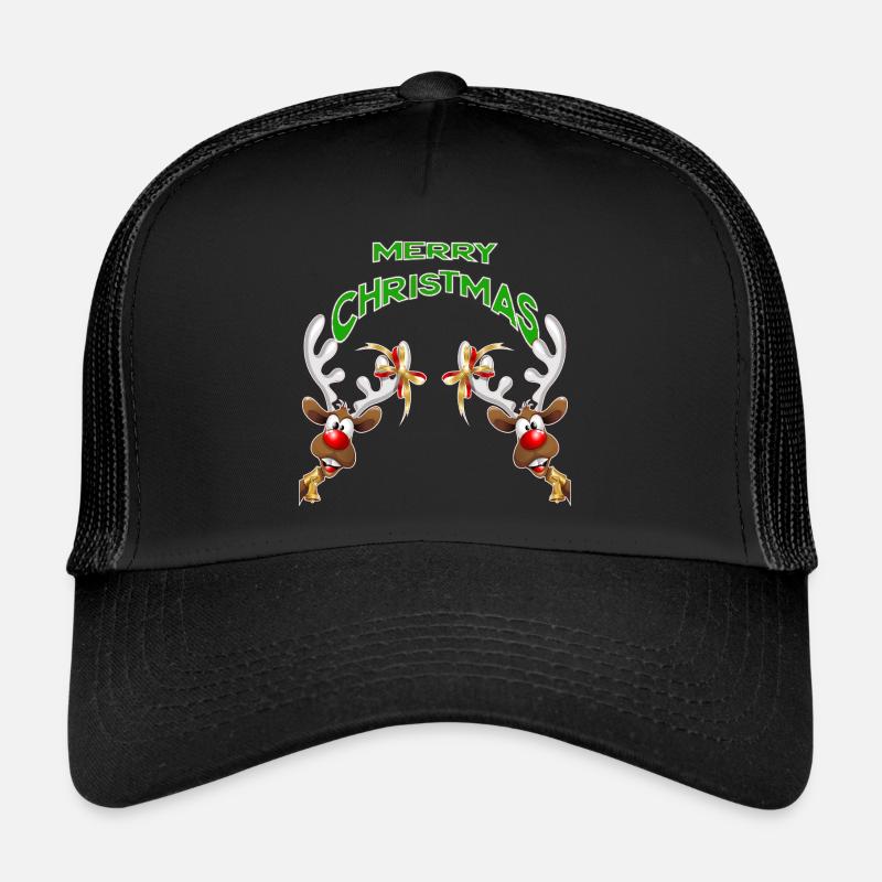 MERRY CHRISTMAS - Trucker Cap - black/black