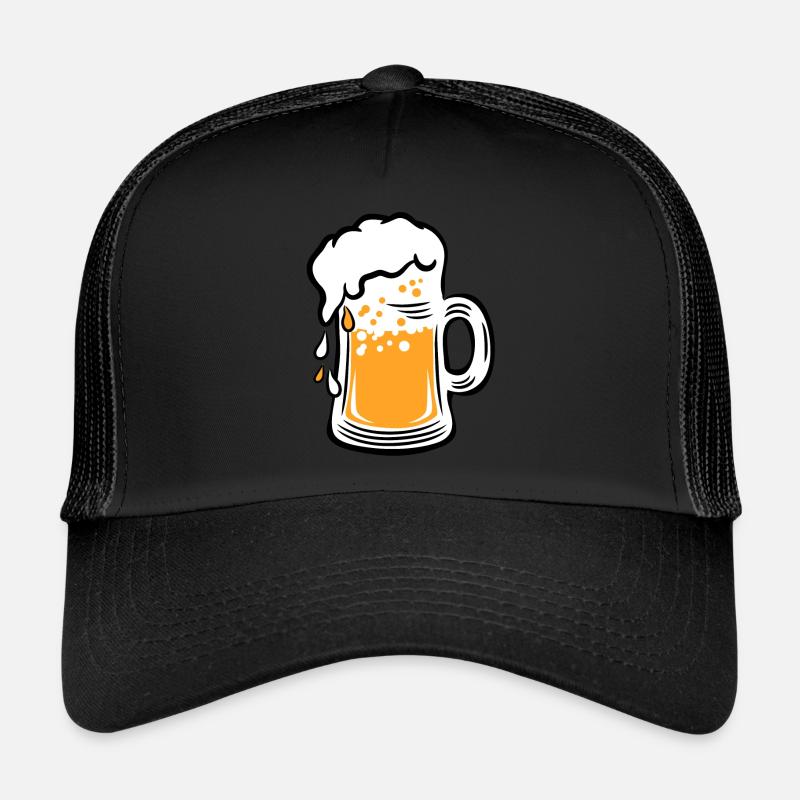 01 Bière de masse gouttes 3c Casquette trucker 