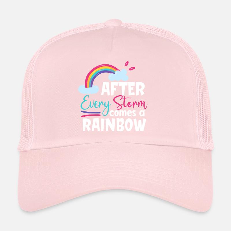 Bébé sort after every storm comes a rainbow Casquette trucker 