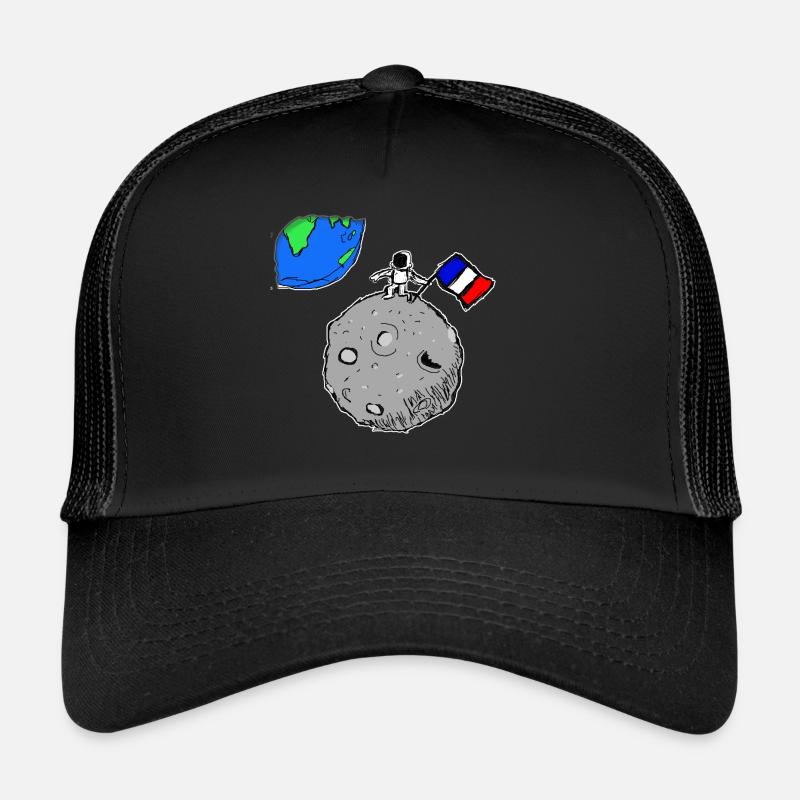 ASTRONAUT MOON - Trucker Cap - black/black