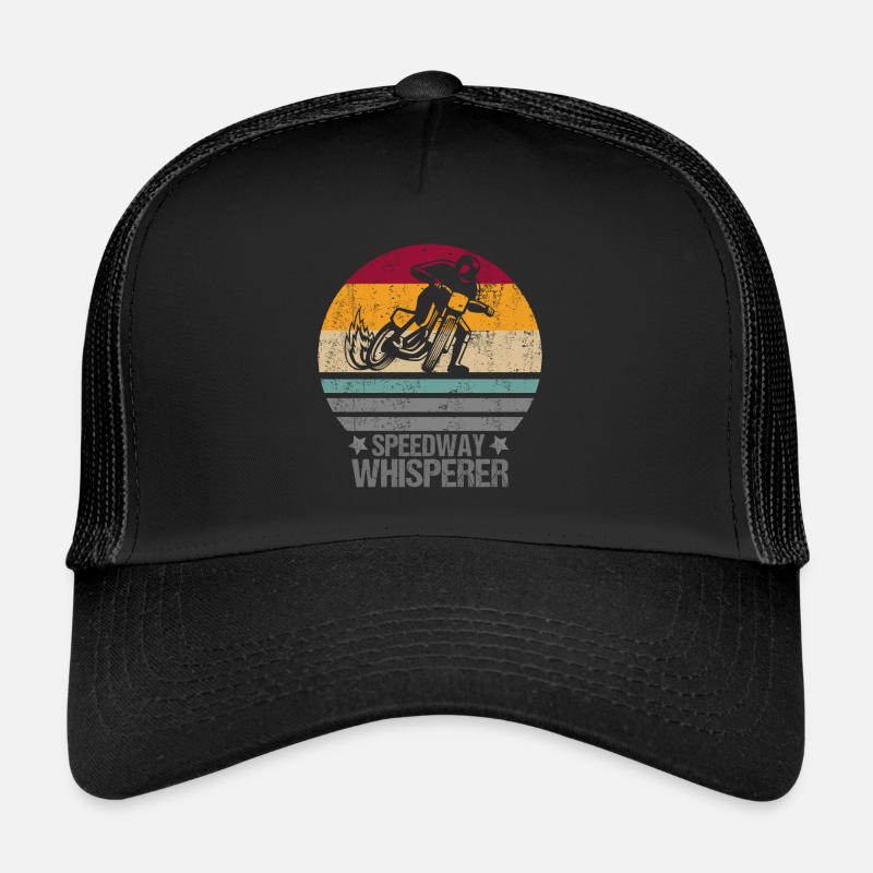 Speedway Motorcycle Whisperer - Trucker Cap - black/black