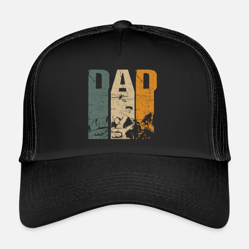 Skydiving Dad Dad Retro Trucker Cap