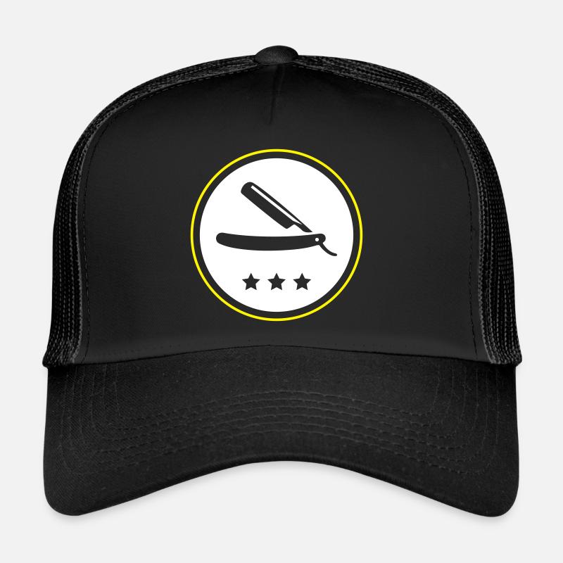Barber razor blade Trucker Cap