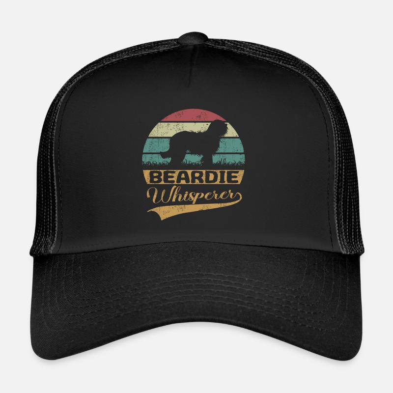 Bearded Collie Beardie Flüsterer Trucker Cap