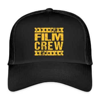 Film Production Crew Film crew - Trucker Cap - black/black - Front