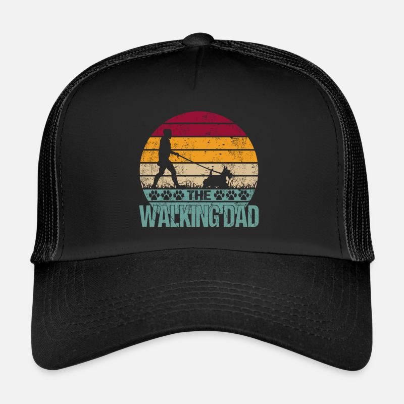 Scottish Scottish Terrier Dog The Walking Dad Trucker Cap