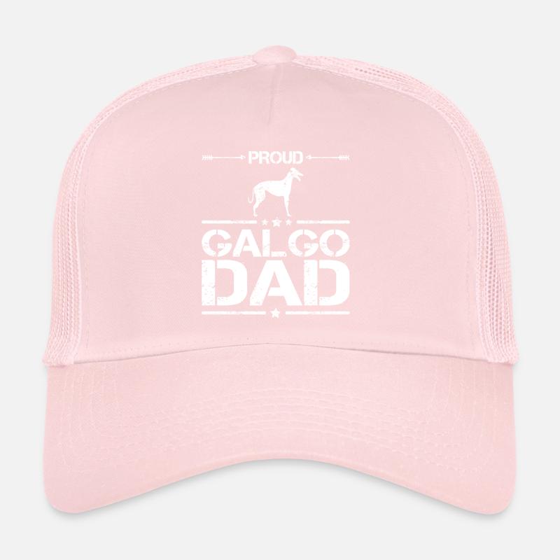 Galgo Espanol Chien Greyhound Papa Casquette trucker 