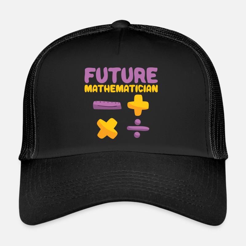 Young Talent Future Mathematics Baby Math Birth Trucker Cap